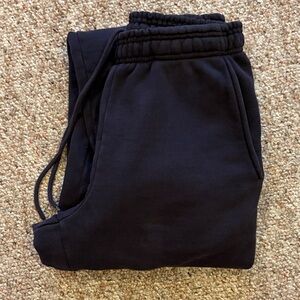 Entire Studios Navy Heavy Sweatpants size xsmall